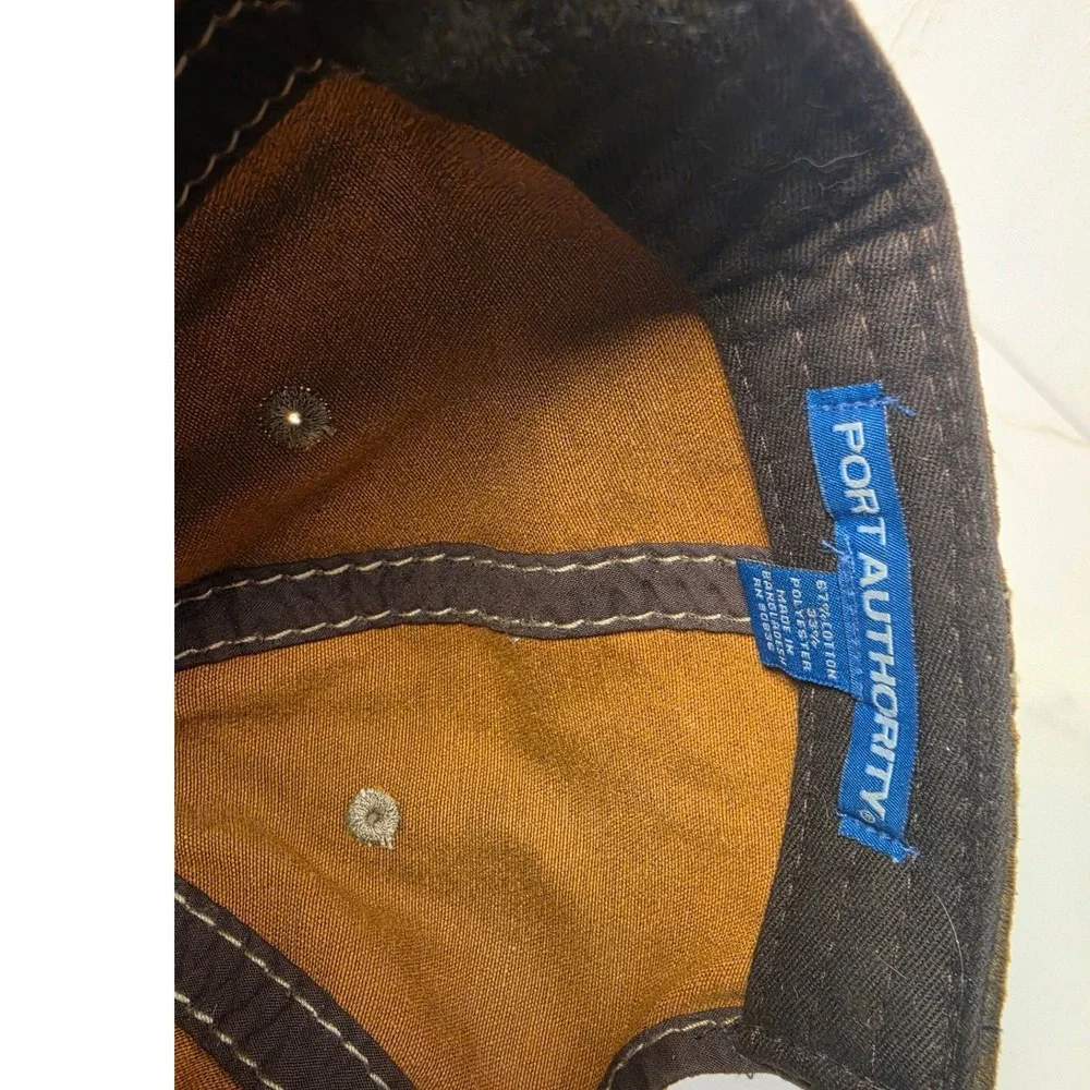 Port‎ Authority MSAA 35 Years Est 1987 Brown Weathered Baseball Cap Hat